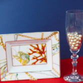 Porcelain Midi Decorative Tray - Portofino - Baci Milano